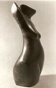 Female. Soapstone. h 16 cm. 1987  private collection.