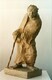 Old Man Walking. Paper Mache. h. 28 cm. 1994.  My Collection.