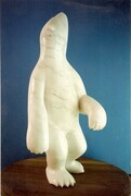 Dancing Bear.  Marble. 30 cm. 2004. Private collection.